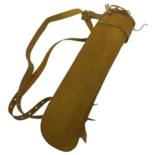 Thick Tan Suede Back Quiver