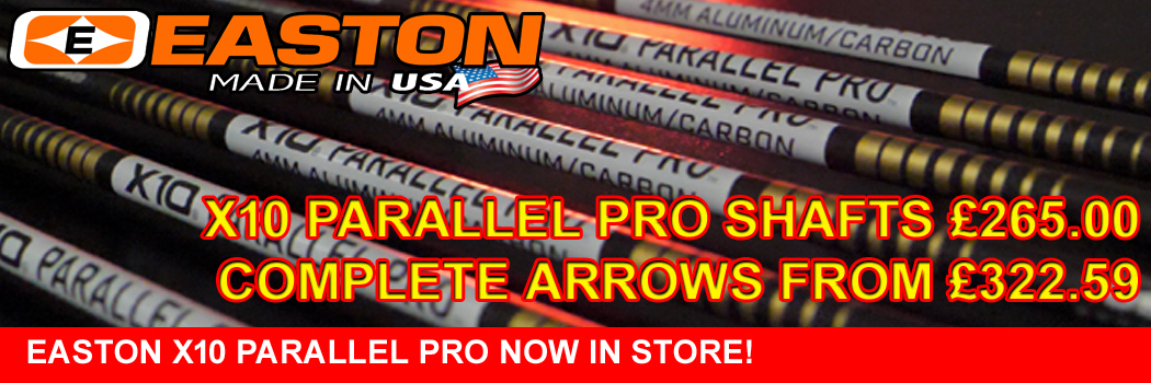 Easton X10 Parallel Shafts & Arrows